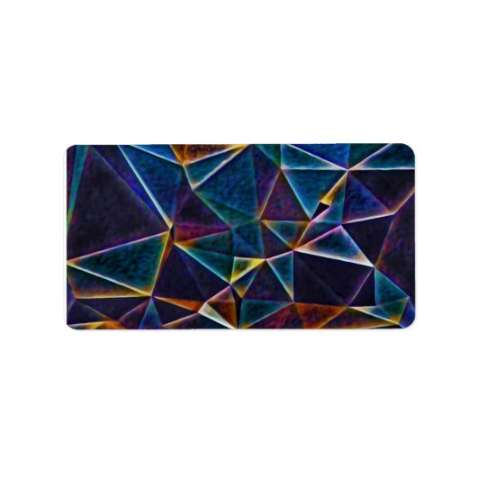 Broken Bubbles Adressaufkleber (Vorne)