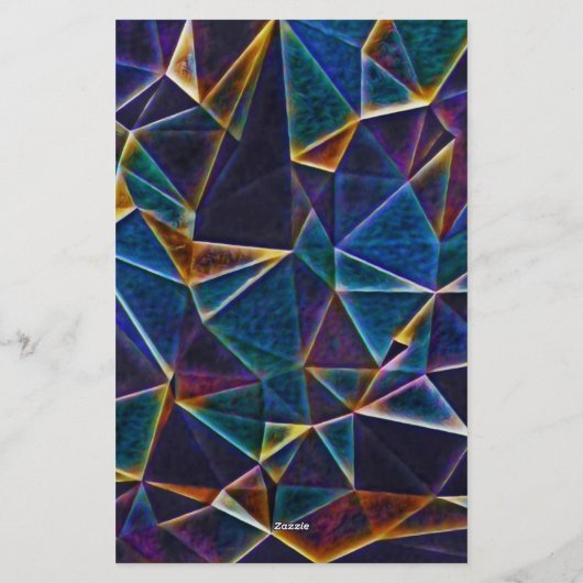 Broken Bubbles Briefpapier (Rückseite)