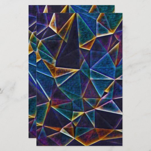 Broken Bubbles Briefpapier (Vorne/Hinten)