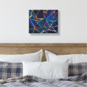 Broken Bubbles Canvas Print Leinwanddruck (Insitu (Schlafzimmer))