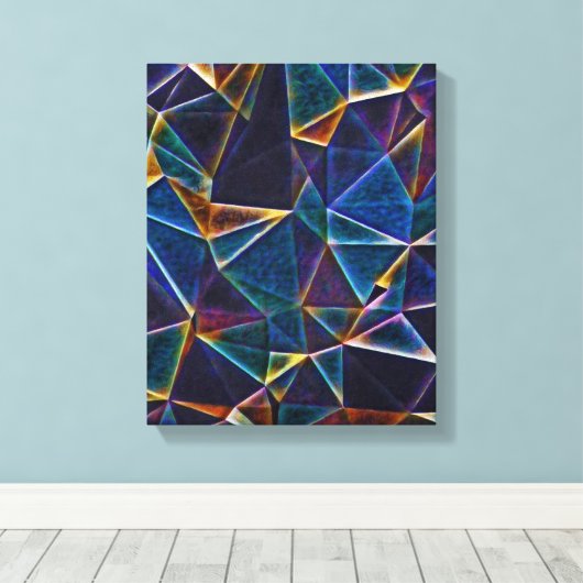 Broken Bubbles Canvas Print Leinwanddruck (Insitu (Holzboden))