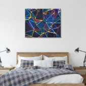 Broken Bubbles Canvas Print Leinwanddruck (Insitu (Schlafzimmer))