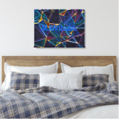 Broken Bubbles Canvas Print Leinwanddruck (Insitu (Schlafzimmer))
