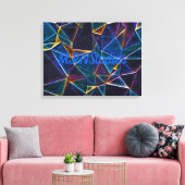 Broken Bubbles Canvas Print Leinwanddruck (Insitu (Wohnzimmer))
