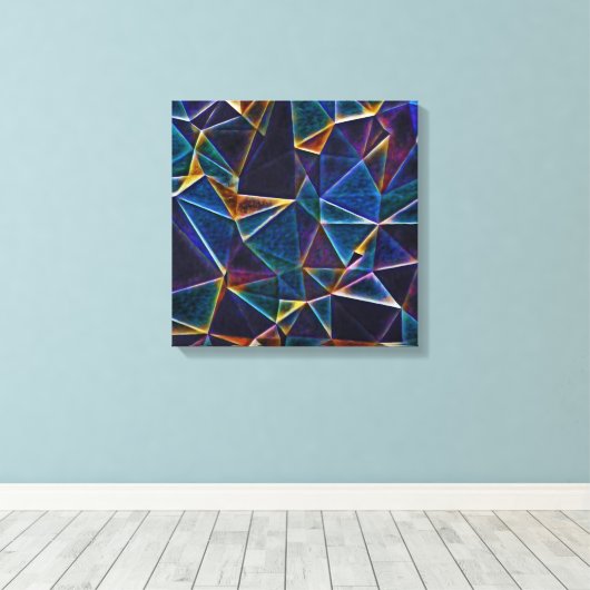 Broken Bubbles Canvas Print Leinwanddruck (Insitu (Holzboden))
