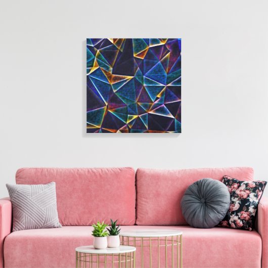 Broken Bubbles Canvas Print Leinwanddruck (Insitu (Wohnzimmer))
