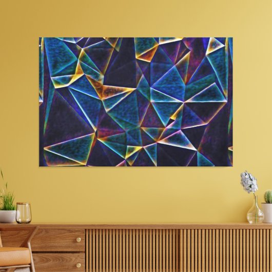 Broken Bubbles Canvas Print Leinwanddruck (Insitu (Wohnzimmer))