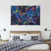 Broken Bubbles Canvas Print Leinwanddruck (Insitu (Schlafzimmer))