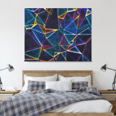 Broken Bubbles Canvas Print Leinwanddruck (Insitu (Schlafzimmer))