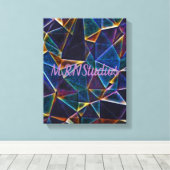 Broken Bubbles Canvas Print Leinwanddruck (Insitu (Holzboden))
