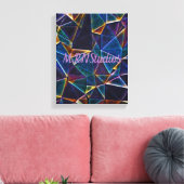 Broken Bubbles Canvas Print Leinwanddruck (Insitu (Wohnzimmer))