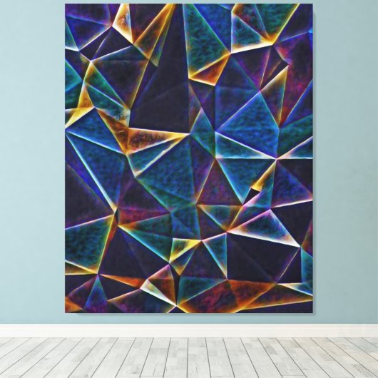 Broken Bubbles Canvas Print Leinwanddruck (Insitu (Holzboden))