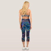 Broken Bubbles Capri Leggings (Rückseite)