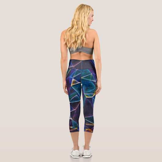 Broken Bubbles Capri Leggings (Rückseite)