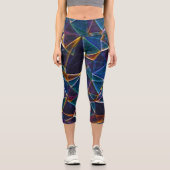 Broken Bubbles Capri Leggings (Vorderseite)