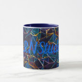 Broken Bubbles Coffee Tasse (Zentrum)