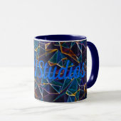 Broken Bubbles Coffee Tasse (VorderseiteRechts)