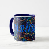 Broken Bubbles Coffee Tasse (Vorderseite Links)