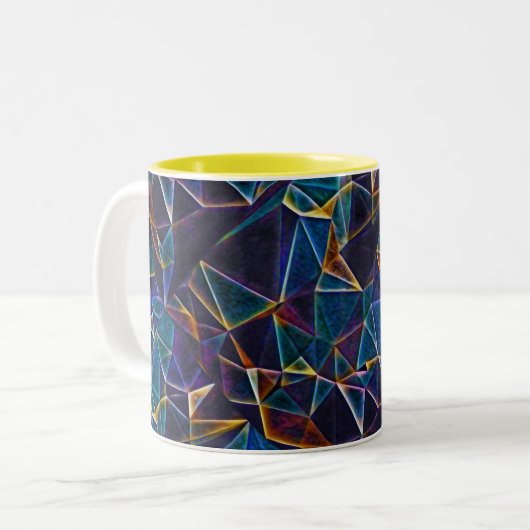 Broken Bubbles Coffee Tasse (Vorderseite Links)