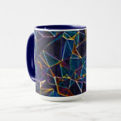 Broken Bubbles Coffee Tasse (Vorderseite Links)