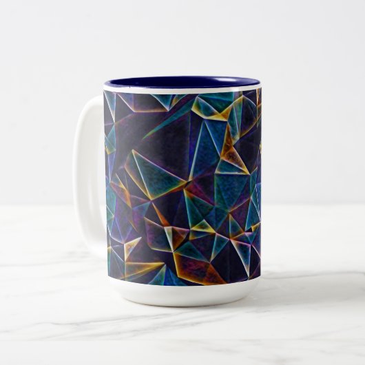 Broken Bubbles Coffee Tasse (Vorderseite Links)