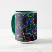Broken Bubbles Coffee Tasse (Vorderseite Links)