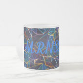 Broken Bubbles Coffee Tasse (Vorderseite Links)
