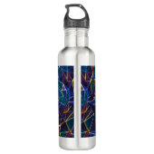 Broken Bubbles Edelstahlflasche (Rückseite)