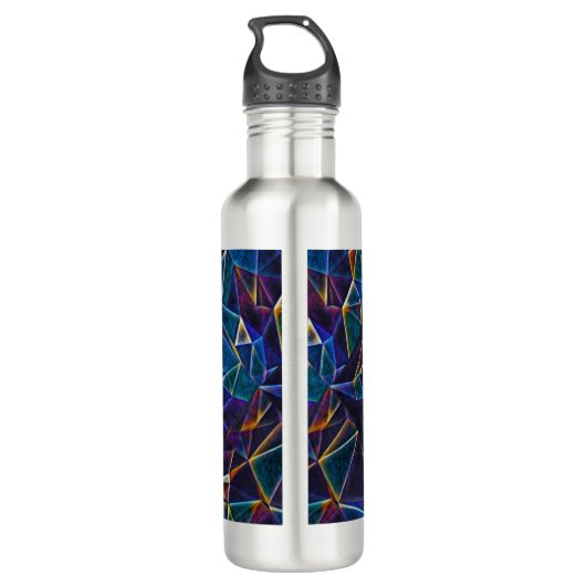 Broken Bubbles Edelstahlflasche (Rückseite)
