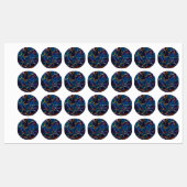 Broken Bubbles Etiketten (Blatt)