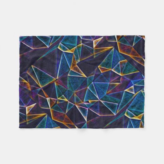 Broken Bubbles Fleece Blanket (Vorderseite (Horizontal))