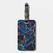 Broken Bubbles Gepäckanhänger (Rückseite vertikal)