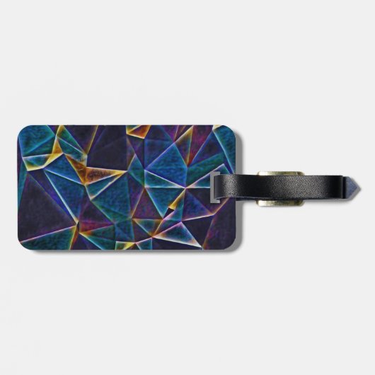 Broken Bubbles Gepäckanhänger (Rückseite horizontal)