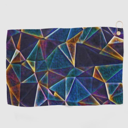 Broken Bubbles Golfhandtuch (Horizontal)