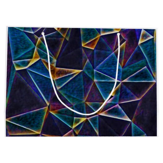 Broken Bubbles Große Geschenktüte (Rückseite)