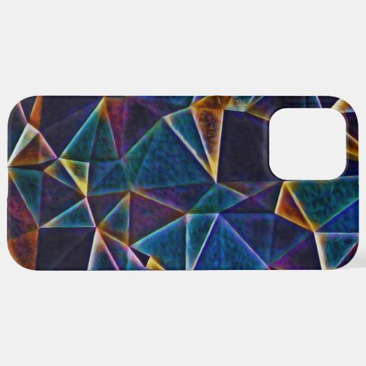 Broken Bubbles iPhone Hülle (Hinten horizontal)