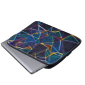 Broken Bubbles Laptopschutzhülle (Vorne Knopf)