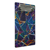 Broken Bubbles Mini Klemmbrett (Schrägansicht)