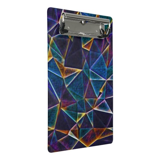 Broken Bubbles Mini Klemmbrett (Schrägansicht)