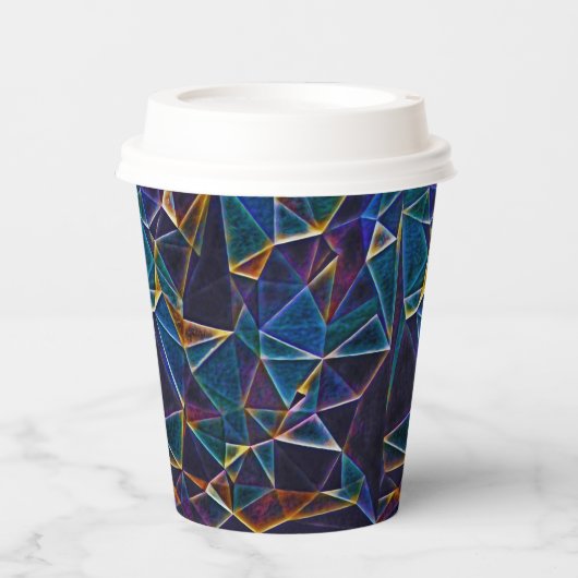 Broken Bubbles Paper Cups Pappbecher (Vorderseite)
