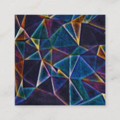 Broken Bubbles Quadratische Visitenkarte (Vorderseite)