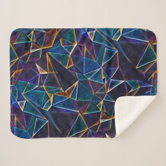 Broken Bubbles Sherpa Blanket Sherpadecke (Vorderseite (Horizontal))