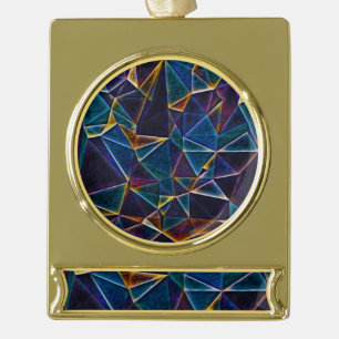 Broken Bubbles Silberplattierte Bannerdekoration Banner-Ornament Gold