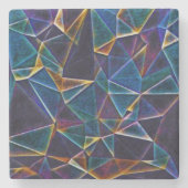 Broken Bubbles Steinuntersetzer (Vorderseite)