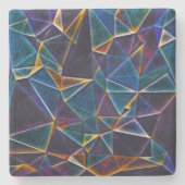 Broken Bubbles Stone Untersetzer (Vorderseite)
