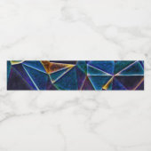 Broken Bubbles Wasserflaschenetikett (Einzelnes Label)