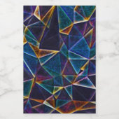 Broken Bubbles Weinetikett (Einzelnes Label)