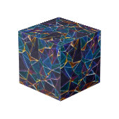 Broken Bubbles Würfel (Rückseite Schrägansicht)