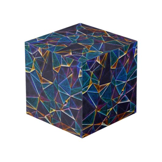 Broken Bubbles Würfel (Rückseite Schrägansicht)