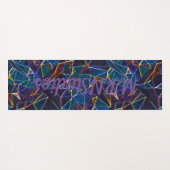 Broken Bubbles Yoga Mat Yogamatte (Rückseite (Horizontal))